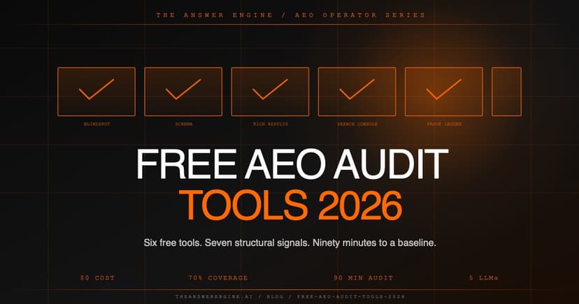 Free AEO Audit Tools 2026