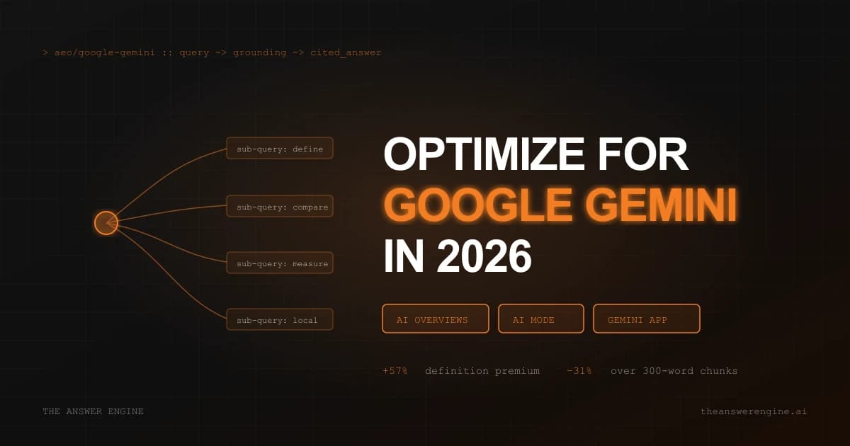 How to Optimize for Google Gemini 2026