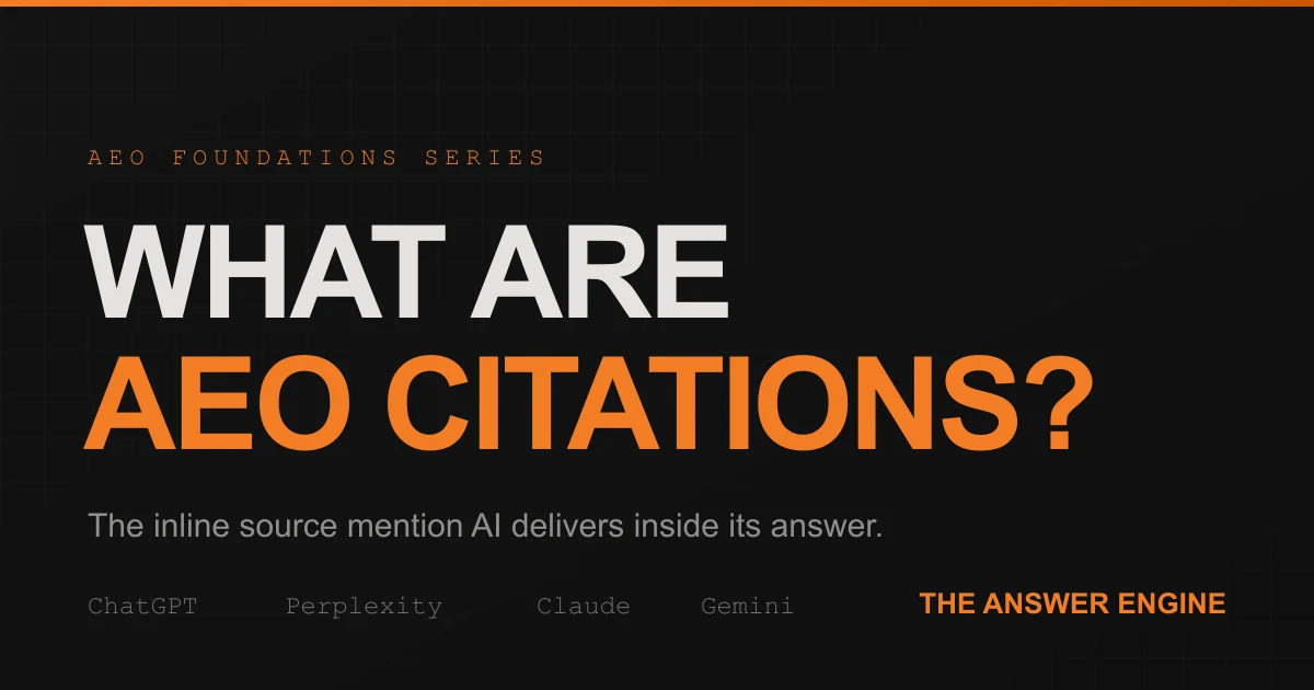 What Are AEO Citations?