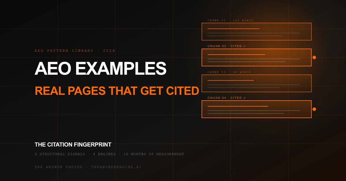 AEO Examples: Real Pages That Get Cited