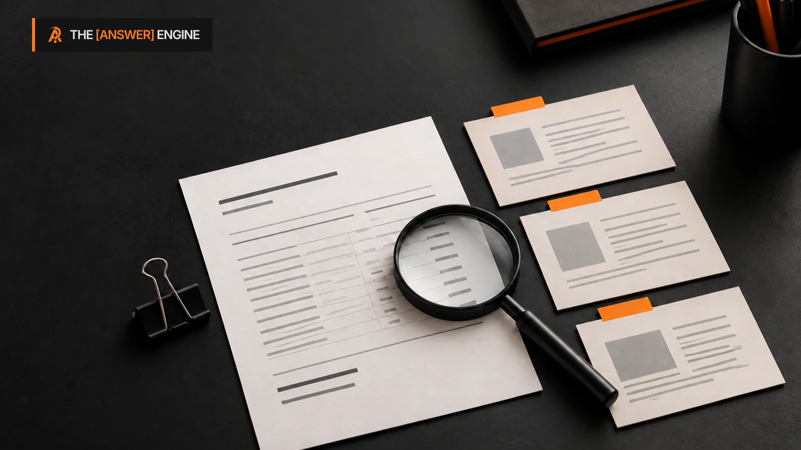 Editorial illustration for reviewing agency billing evidence.
