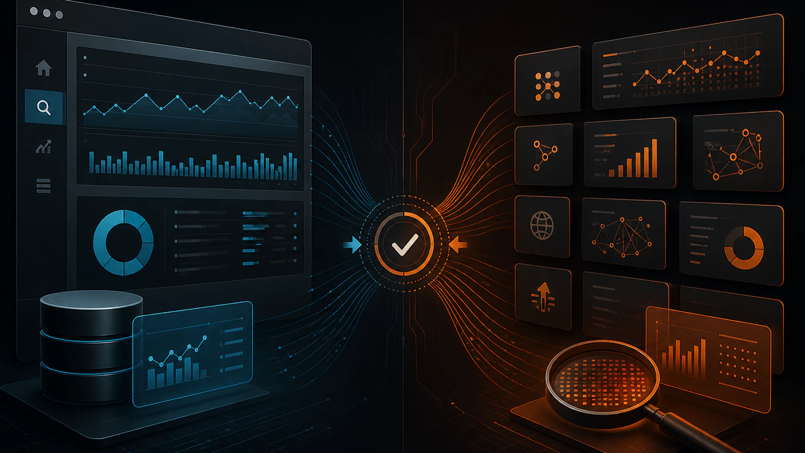 AE branded editorial cover showing first-party and third-party AI visibility measurement as a first-party Google AI visibility workflow