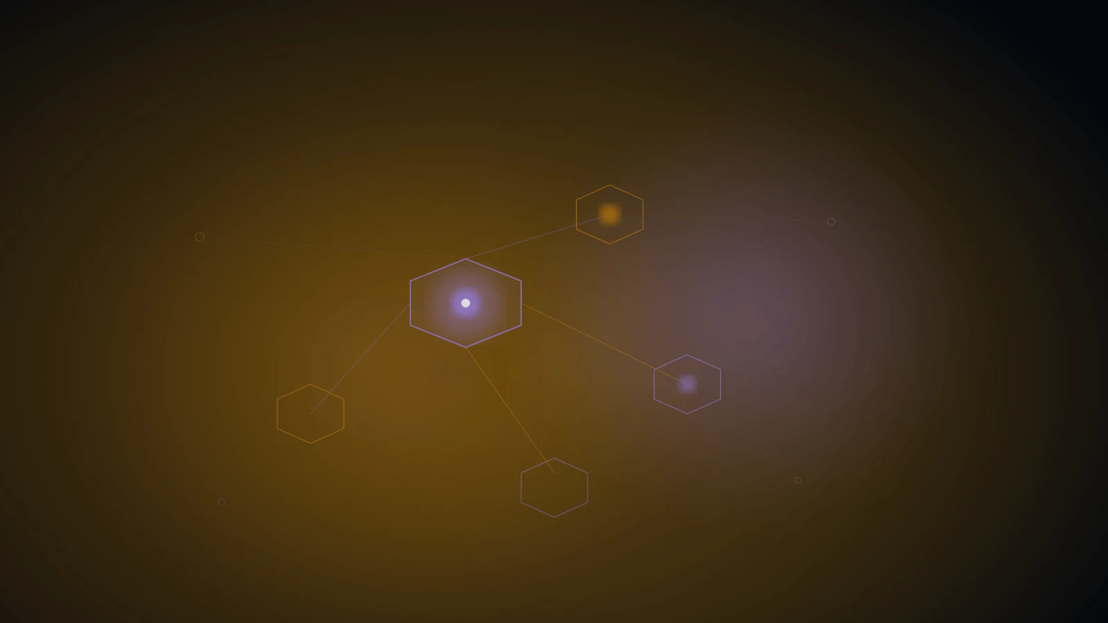 Editorial illustration of investment architecture flowing into citation signal returns across a dark AI search network
