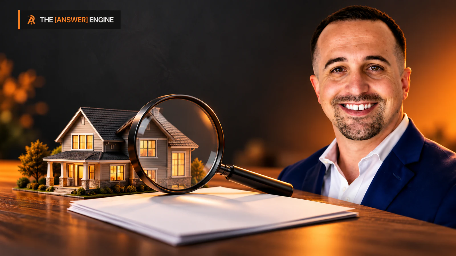 Illustrative editorial cover about how can agents respond to ai home-value estimates.