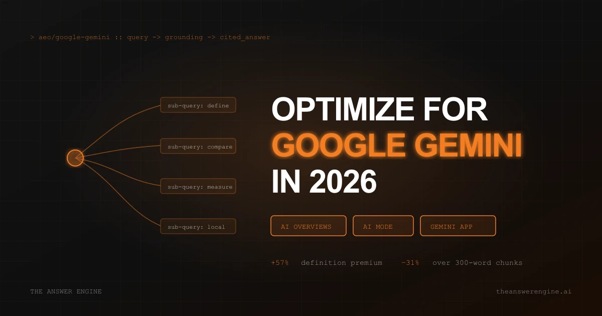 How to Optimize for Google Gemini 2026